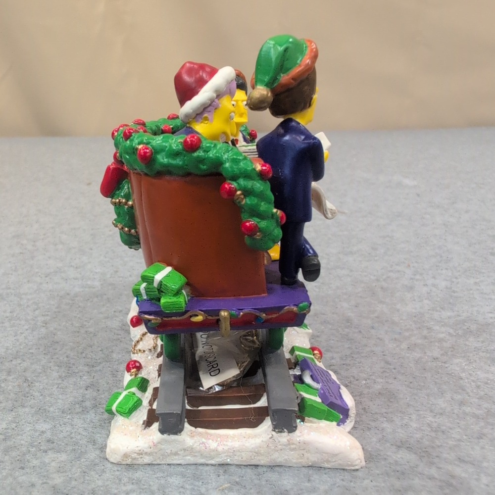 The Simpsons Holiday Payola Christmas Express Collection Fat Tony Figurine 2005 - Picture 2 of 5